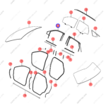 13109362-00|1310936200 | Door glass lift rubber strip | BYD parts | ST-6207113B-00EF | ST6207113B00EF | Tang EV | PartsFinds