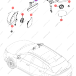 13110600-00|1311060000 | Interior mirror | BYD parts | EM2E-8201100 | EM2E8201100 | Atto3 PLUS EV | Yuan PLUS EV | Atto3 PRO EV | PartsFinds
