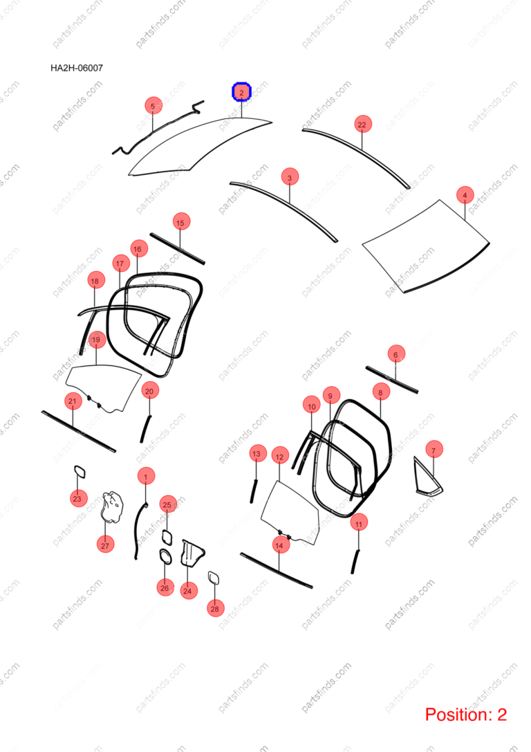 13122811-00|1312281100 | Windshield | BYD parts | HAD-5206010F | HAD5206010F | Qin PLUS DM-i | KING DM-i | Chazor DM-i | PartsFinds