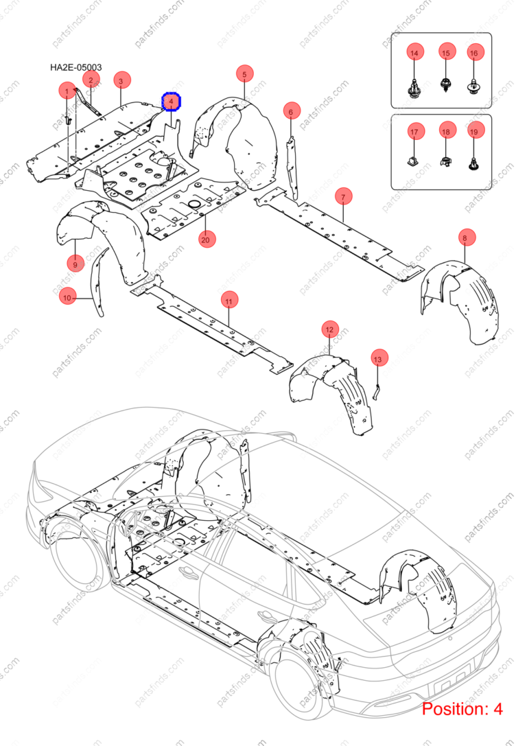 13124892-00|1312489200 | Engine lower guard plate | BYD parts | HA2EJ-3102310H | HA2EJ3102310H | Qin PLUS DM-i | KING DM-i | Chazor DM-i | PartsFinds