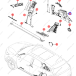 13129674-00|1312967400 | C-pillar trim panel | BYD parts | STHA-5402310E-00A7 | STHA5402310E00A7 | Tang EV | PartsFinds