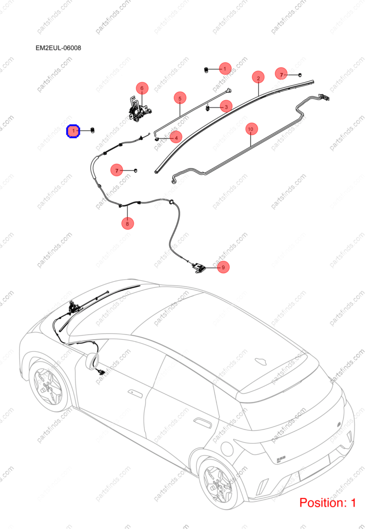13136644-00|1313664400 | Windshield | BYD parts | EM2E-5206010A | EM2E5206010A | Dolphin EV | PartsFinds