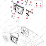 13138824-00|1313882400 | Door panel | BYD parts | STHA-6102100B-D2ZL | STHA6102100BD2ZL | Tang EV | PartsFinds