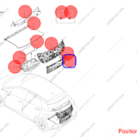 13152802-00|1315280200 | Rear spoiler trim | BYD parts | EM2E-5602070 | EM2E5602070 | Dolphin EV | PartsFinds
