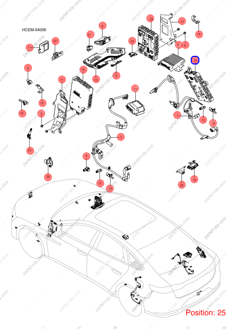 13154565-00|1315456500 | Body Control Module | BYD parts | HCEF-3622400B | HCEF3622400B | Han EV | PartsFinds