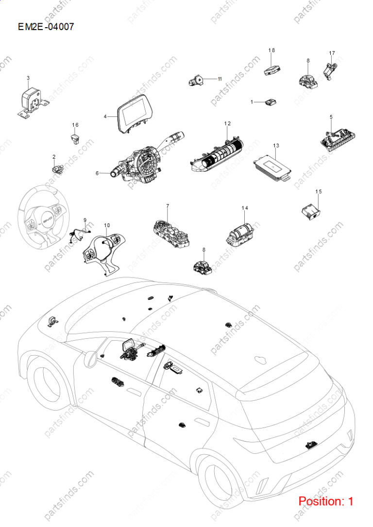 13156588-00|1315658800 | Heat pump assembly | BYD parts | EM2E-8109500 | EM2E8109500 | Atto3 PLUS EV | Yuan PLUS EV | Dolphin EV | PartsFinds