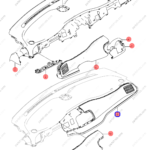 13165091-00|1316509100 | Instrument panel trim | BYD parts | HA2HE-5306140A-00ZL | HA2HE5306140A00ZL | Qin PLUS DM-i | PartsFinds