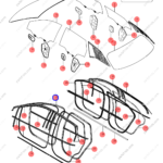 13167808-00|1316780800 | Door frame weatherstrip | BYD parts | SC2E-5407111 | SC2E5407111 | Atto3 PLUS EV | Yuan PLUS EV | PartsFinds