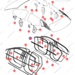13167811-00|1316781100 | Door frame weatherstrip | BYD parts | SC2E-5407112 | SC2E5407112 | Atto3 PLUS EV | Yuan PLUS EV | PartsFinds