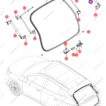 13167849-00|1316784900 | Tailgate Lift Support | BYD parts | SC2E-6309512 | SC2E6309512 | Atto3 PLUS EV | Yuan PLUS EV | PartsFinds