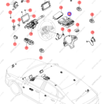 13195601-00|1319560100 | Shift lever trim panel | BYD parts | HA2E-1703040E-00BX | HA2E1703040E00BX | Qin PLUS DM-i | PartsFinds