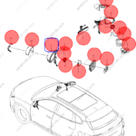 13205791-00|1320579100 | Reverse mirror assembly | BYD parts | SA3F-8202100Q-N1 | SA3F8202100QN1 | Song PLUS DM-i | PartsFinds