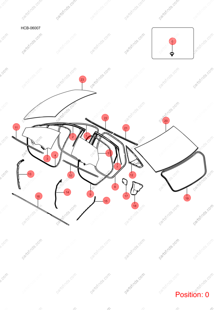 13209984-00|1320998400 | Front windshield rubber strip | BYD parts | HC-5206112 | HC5206112 | Han EV | PartsFinds