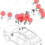 13235384-00|1323538400 | Reverse mirror assembly | BYD parts | SA2FC-8202100F-D3 | SA2FC8202100FD3 | Song PRO DM-i | PartsFinds
