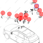 13235390-00|1323539000 | Reverse mirror assembly | BYD parts | SA2FC-8202109F-D3 | SA2FC8202109FD3 | Song PRO DM-i | PartsFinds