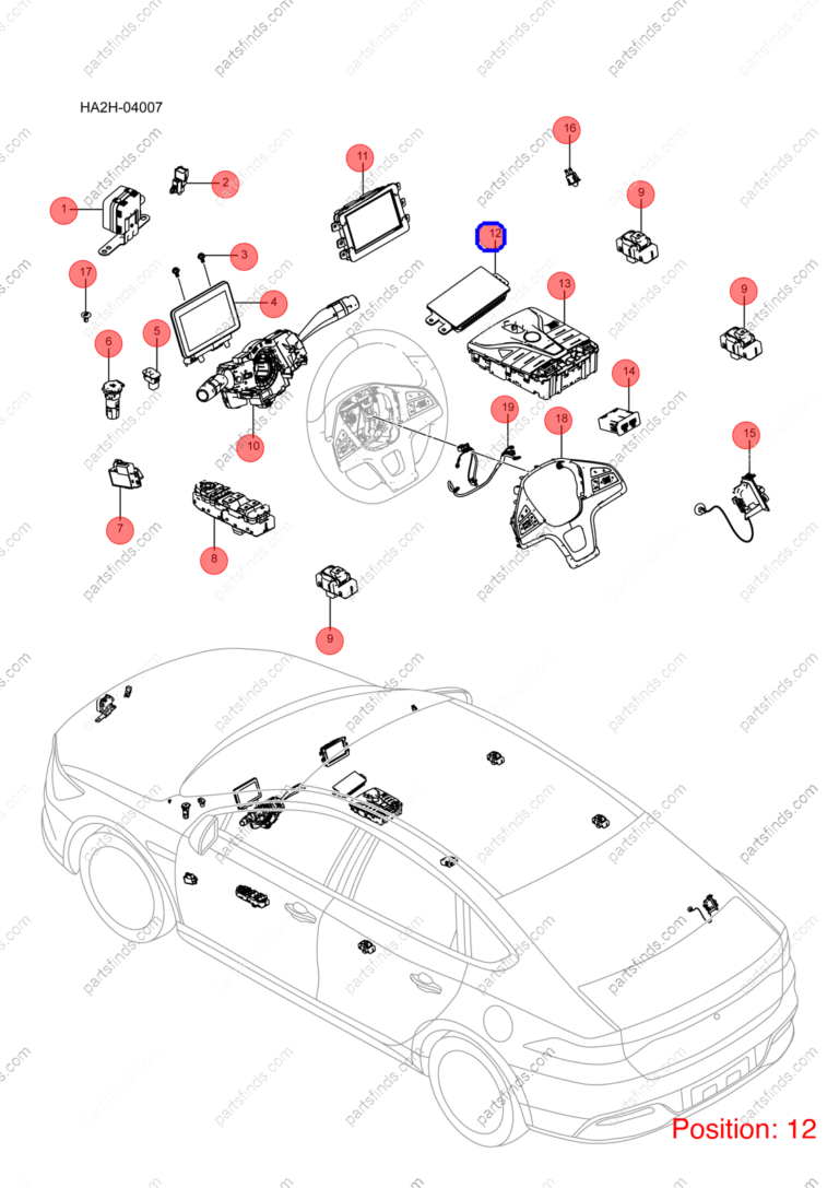 13244192-00|1324419200 | Wireless charger | BYD parts | SA3H-3725200 | SA3H3725200 | Qin PLUS DM-i | Song PLUS DM-i | PartsFinds