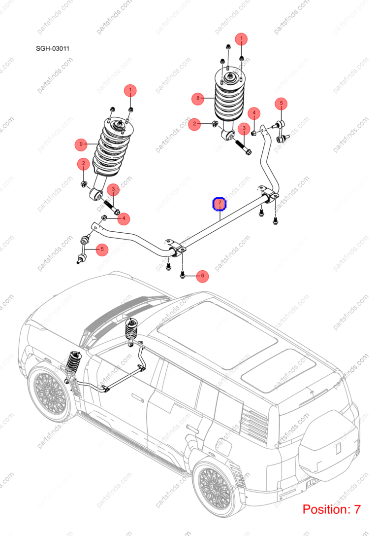 13275717-00|1327571700 | Stabilizer | BYD parts | SGHA-2906010 | SGHA2906010 | YANGWANG U8 | YANGWANG U8 PHEV | YANGWANG U8 HYBRID | PartsFinds