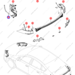 13277963-00|1327796300 | Front headlight trim | BYD parts | HAD-4121310A | HAD4121310A | Qin PLUS DM-i | PartsFinds