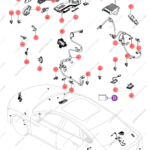 13278065-00|1327806500 | Lane change sensor | BYD parts | HCE-3603600A | HCE3603600A | Han EV | PartsFinds