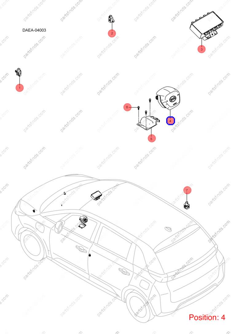 13300133-00|1330013300 | Main airbag | BYD parts | HA2HK-5820100A | HA2HK5820100A | D1 EV | KING DM-i | Chazor DM-i | PartsFinds