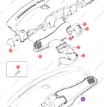 13310107-00|1331010700 | Instrument panel trim | BYD parts | HA2HE-5306140E | HA2HE5306140E | Qin PLUS DM-i | PartsFinds
