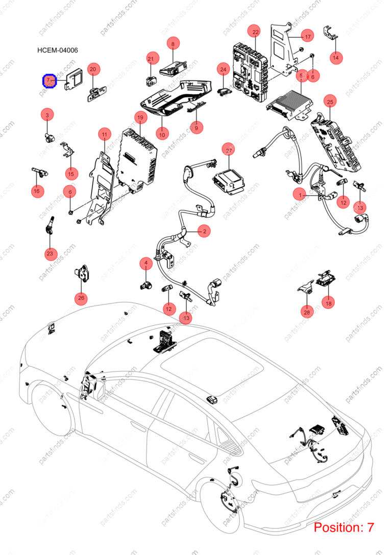 13311098-00|1331109800 | Lane change sensor | BYD parts | HCEM-3604100 | HCEM3604100 | Han EV | PartsFinds