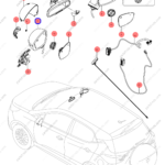 13333334-00|1333333400 | Reverse mirror assembly | BYD parts | SC-8202100S | SC8202100S | Atto3 PRO EV | Yuan PRO EV | PartsFinds