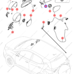 13333335-00|1333333500 | Reverse mirror assembly | BYD parts | SC-8202109S | SC8202109S | Atto3 PRO EV | Yuan PRO EV | PartsFinds
