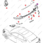13336773-00|1333677300 | Taillight | BYD parts | HCEF-4133020 | HCEF4133020 | Han EV | PartsFinds