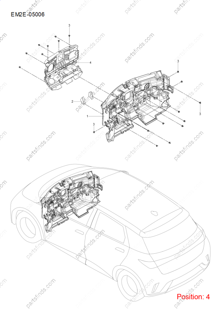 13346339-00|1334633900 | Firewall insulation cotton | BYD parts | EM2E-5310021A | EM2E5310021A | Dolphin EV | PartsFinds