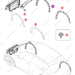 13356994-00|1335699400 | Wheel eyebrow | BYD parts | EM2E-5302420A | EM2E5302420A | Dolphin EV | PartsFinds