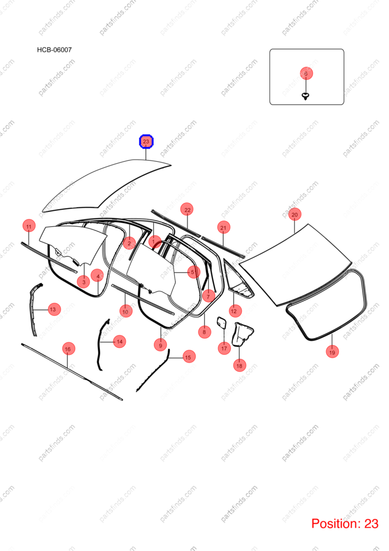 13363865-00|1336386500 | Windshield | BYD parts | HC-5206010L | HC5206010L | Han EV | PartsFinds