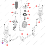 13375997-00|1337599700 | Stabilizer | BYD parts | HCEA-2906010B | HCEA2906010B | Han EV | PartsFinds