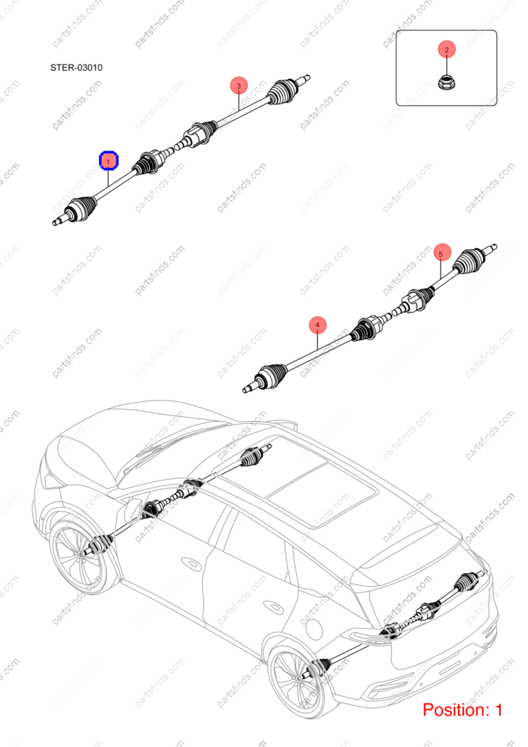 13394650-00|1339465000 | Axle Shaft | BYD parts | STES-2203010 | STES2203010 | Tang EV | PartsFinds