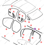13427695-00|1342769500 | Door glass lift rubber strip | BYD parts | EKEA-6207113 | EKEA6207113 | Seal EV | PartsFinds