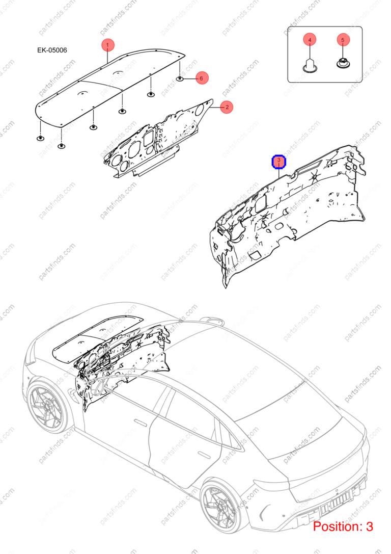 13429486-00|1342948600 | Firewall insulation cotton | BYD parts | EKEA-5310010 | EKEA5310010 | Seal EV | PartsFinds