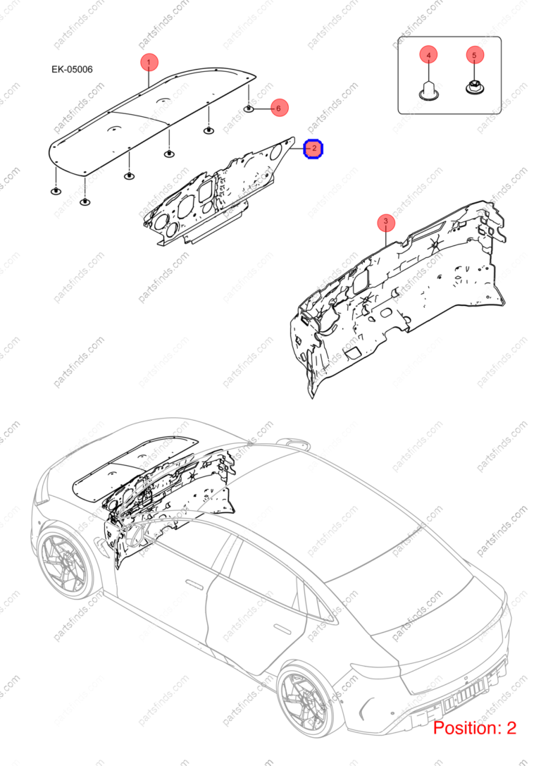 13431132-00|1343113200 | Firewall insulation cotton | BYD parts | EKEA-5310021 | EKEA5310021 | Seal EV | PartsFinds
