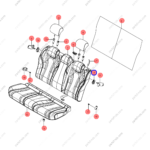 13431247-00|1343124700 | Seat lock mechanism | BYD parts | SC2E-7005670 | SC2E7005670 | Atto3 PLUS EV | Yuan PLUS EV | Dolphin EV | PartsFinds