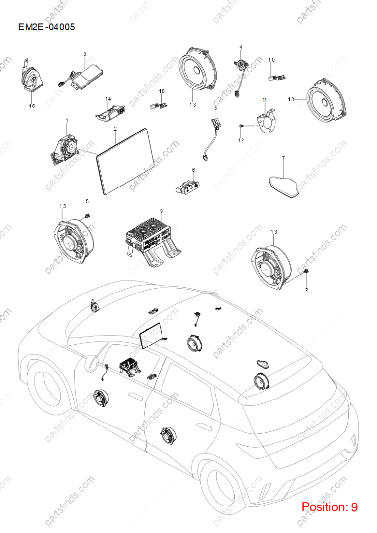 13440168-00|1344016800 | Multimedia computer | BYD parts | EM2EC-7924200-H1 | EM2EC7924200H1 | Dolphin EV | PartsFinds
