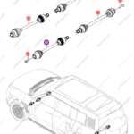 13457647-00|1345764700 | Axle Shaft | BYD parts | SGEA-2201010A | SGEA2201010A | YANGWANG U8 | YANGWANG U8 PHEV | YANGWANG U8 HYBRID | PartsFinds