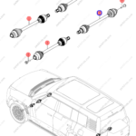 13457648-00|1345764800 | Axle Shaft | BYD parts | SGEA-2201020A | SGEA2201020A | YANGWANG U8 | YANGWANG U8 PHEV | YANGWANG U8 HYBRID | PartsFinds