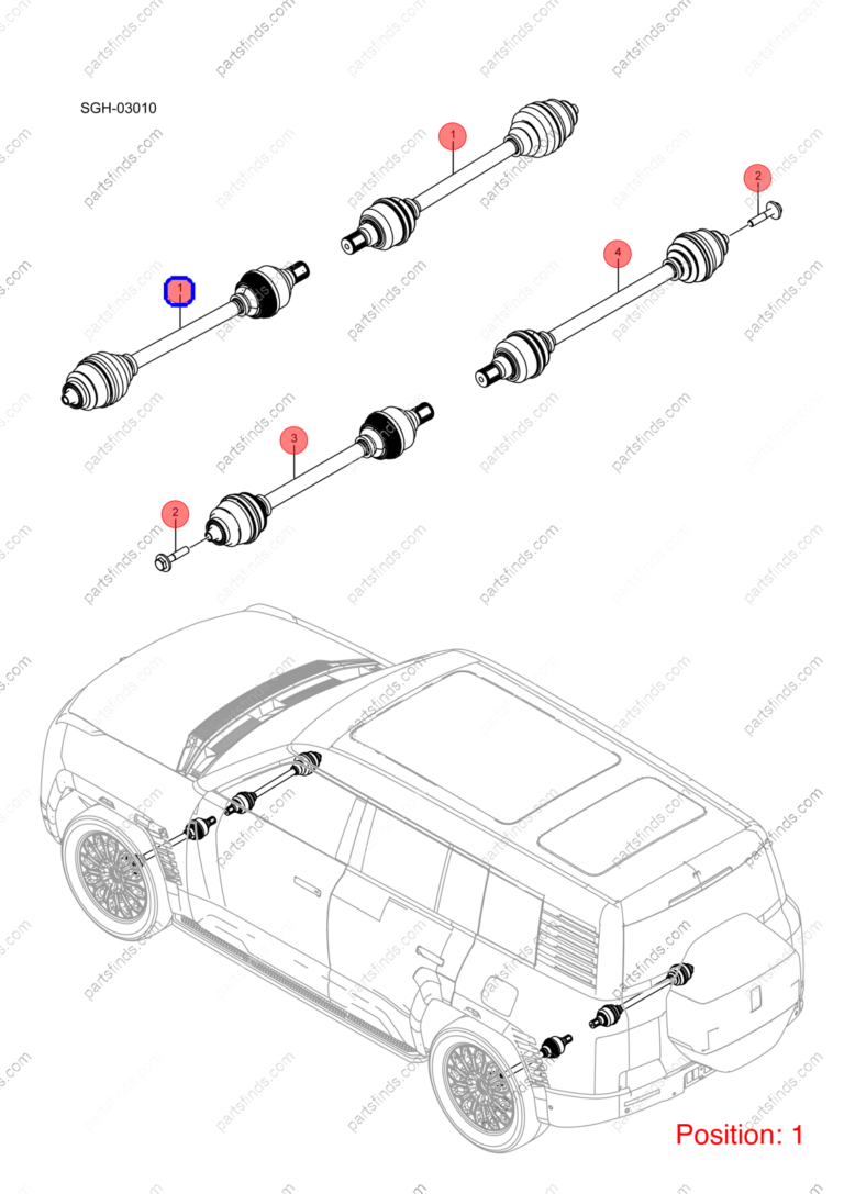 13457649-00|1345764900 | Axle Shaft | BYD parts | SGEA-2203010A | SGEA2203010A | YANGWANG U8 | YANGWANG U8 PHEV | YANGWANG U8 HYBRID | PartsFinds