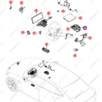13460074-00|1346007400 | Shift lever trim panel | BYD parts | EKEA-1703040A-Y1 | EKEA1703040AY1 | Seal EV | PartsFinds