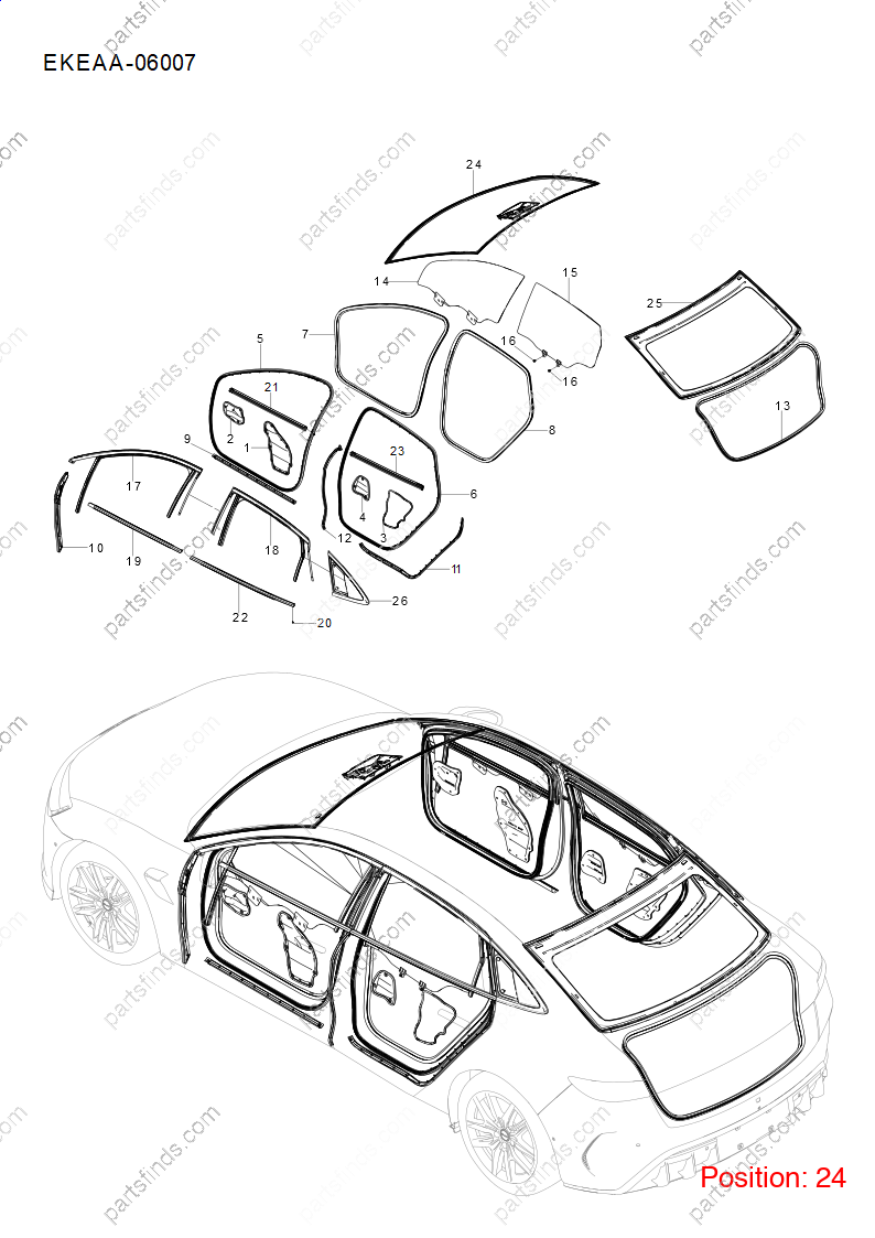 13498832-00|1349883200 | Windshield | BYD parts | EKEA-5206010B | EKEA5206010B | Seal EV | PartsFinds 13498832-00|1349883200 | Windshield | BYD parts | EKEA-5206010B | EKEA5206010B | Seal EV | PartsFinds