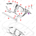 13506739-00|1350673900 | C-pillar trim panel | BYD parts | HC-5402340A-00A7 | HC5402340A00A7 | Han EV | PartsFinds