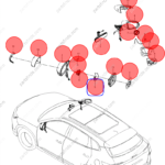 13507828-00|1350782800 | Reverse mirror assembly | BYD parts | SA3F-8202100Q-Z1 | SA3F8202100QZ1 | Song PLUS DM-i | PartsFinds