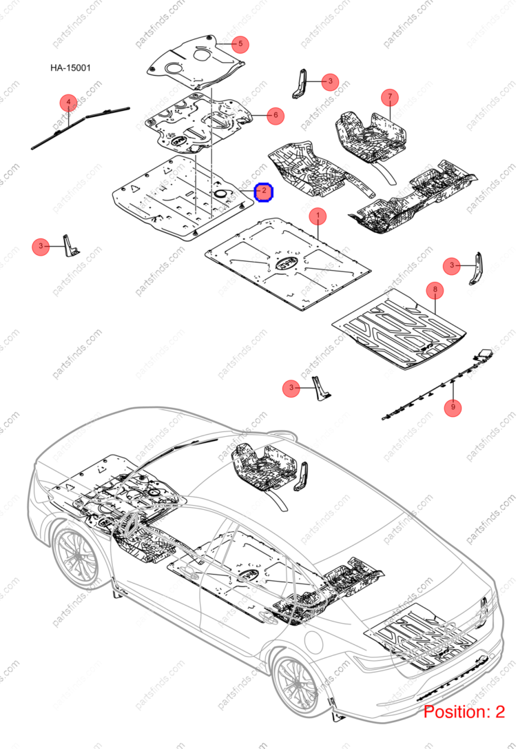 13533352-00|1353335200 | Engine lower guard plate | BYD parts | PartsFinds