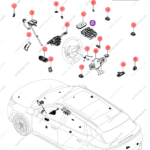 13563053-00|1356305300 | Shift lever trim panel | BYD parts | SC2E-1703040Q-00A9 | SC2E1703040Q00A9 | Atto3 PLUS EV | Yuan PLUS EV | PartsFinds
