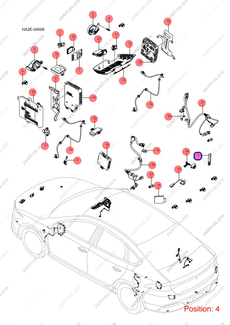 13585964-00|1358596400 | Lane change sensor | BYD parts | HA2HF-3603700B | HA2HF3603700B | Qin PLUS DM-i | PartsFinds