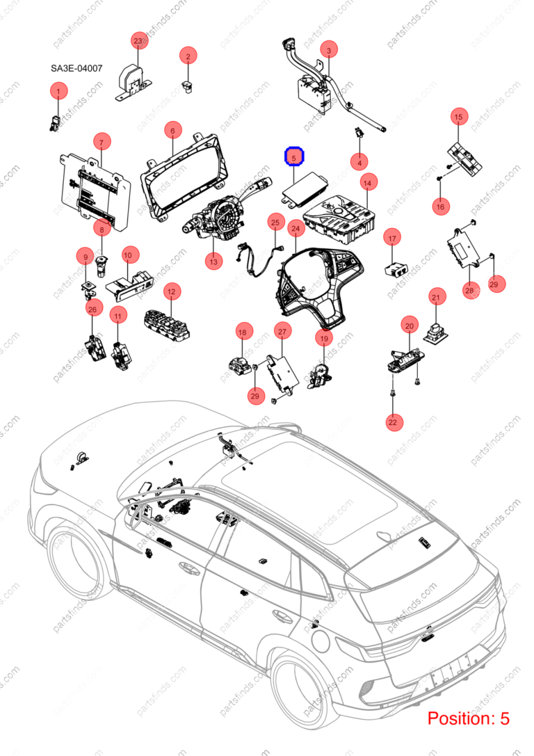13585986-00|1358598600 | Wireless charger | BYD parts | SA3F-3725200E | SA3F3725200E | Song PLUS EV | PartsFinds